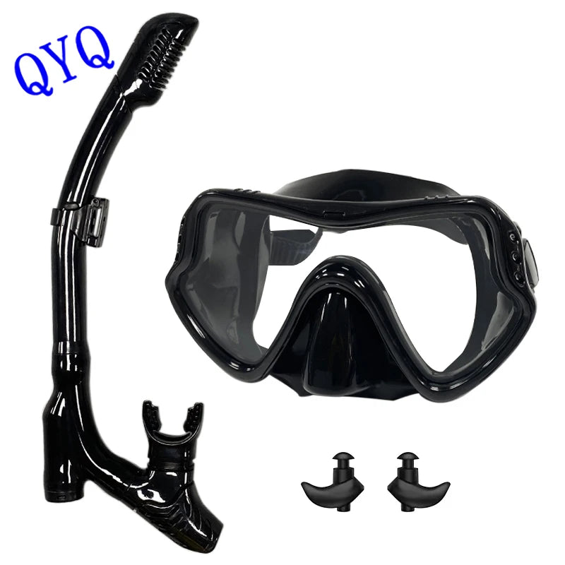 Diving mask Professional Snorkel Diving Mask and Snorkels Goggles Glasses Diving Swimming Easy Breath Tube Set Snorkel Mask