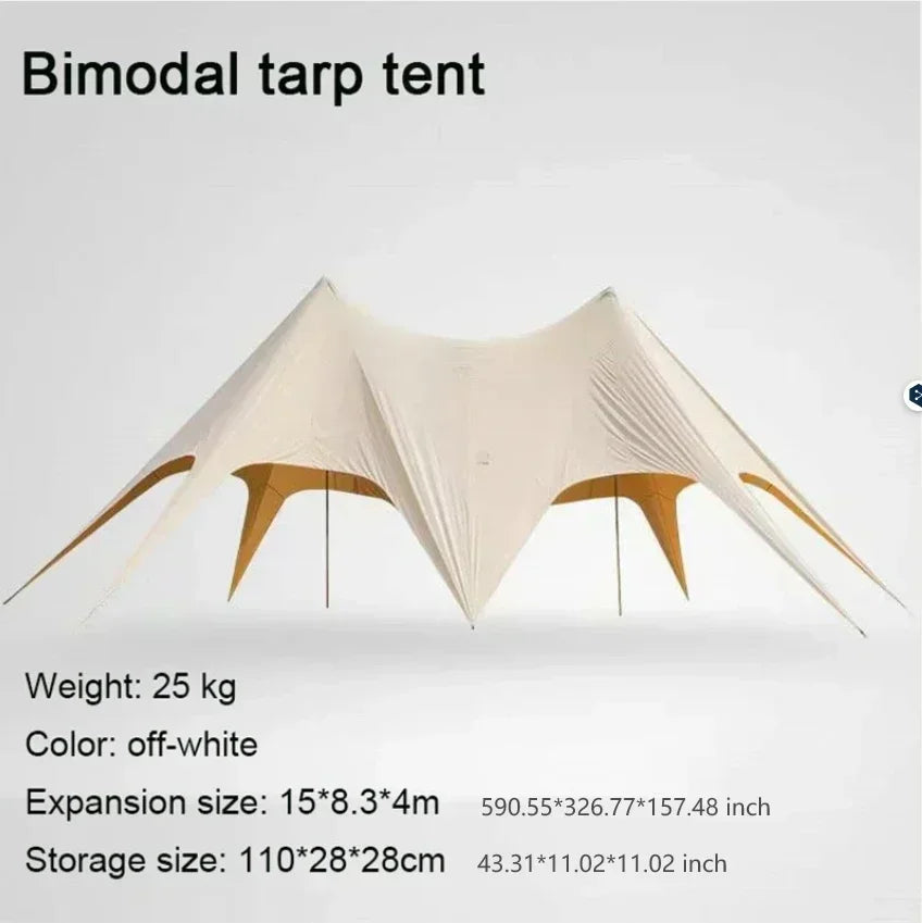 Hump Tent Octopus Shape,Waterproof Sunscreen,Cloud Top Canopy Large Space Multiple Sizes Thick Oxford,for Camping Wedding Party