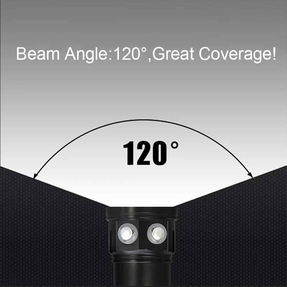 Professional Underwater Photography Light 27 LED Highlight Lamp 20000Lumens Diving Flashlight 100M Waterproof Video Camera torch