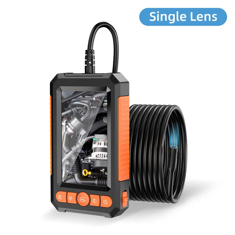 KERUI 1M/5M/10M/20M/30M Industrial Endoscope Camera 4.3 "Single Dual Lens HD 1080P Car Inspection Borescope IP67 Sewer Camera