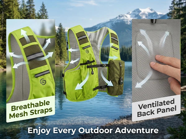 Outdoors Cooling Vest Tactical Cooling Vest AC Vest Constant-Temperature Summer Cooling Technology with Built-in Water Bladder