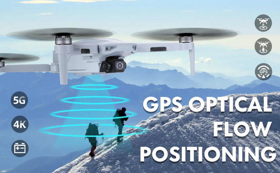 NBD Drone with Camera 4K for Adults Easy GPS Quadcopter for Beginner Brushless Motor 5GHz Transmission Auto Return Home
