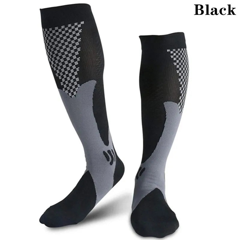 Running Men Women Compression Socks For Football Anti Fatigue Pain Relief 20-30 Mmhg Black Compression Socks Fit Sport Socks2026