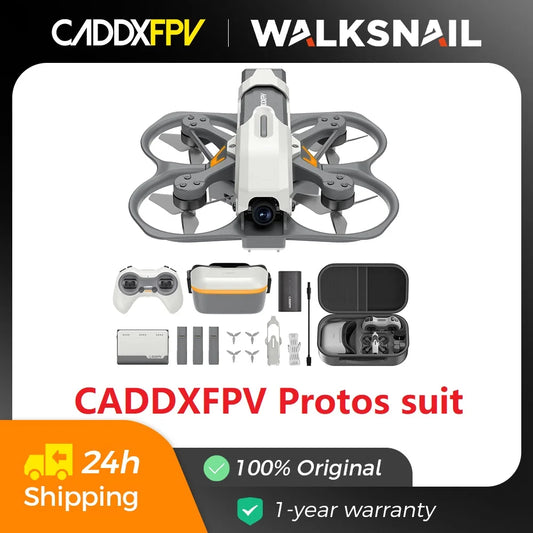 CADDXFPV Protos FPV Kit Racing Drone Radio Transmitter Alink FPV Goggles Ascent HD RC Quadcopter Mini Drone Toys as Gift