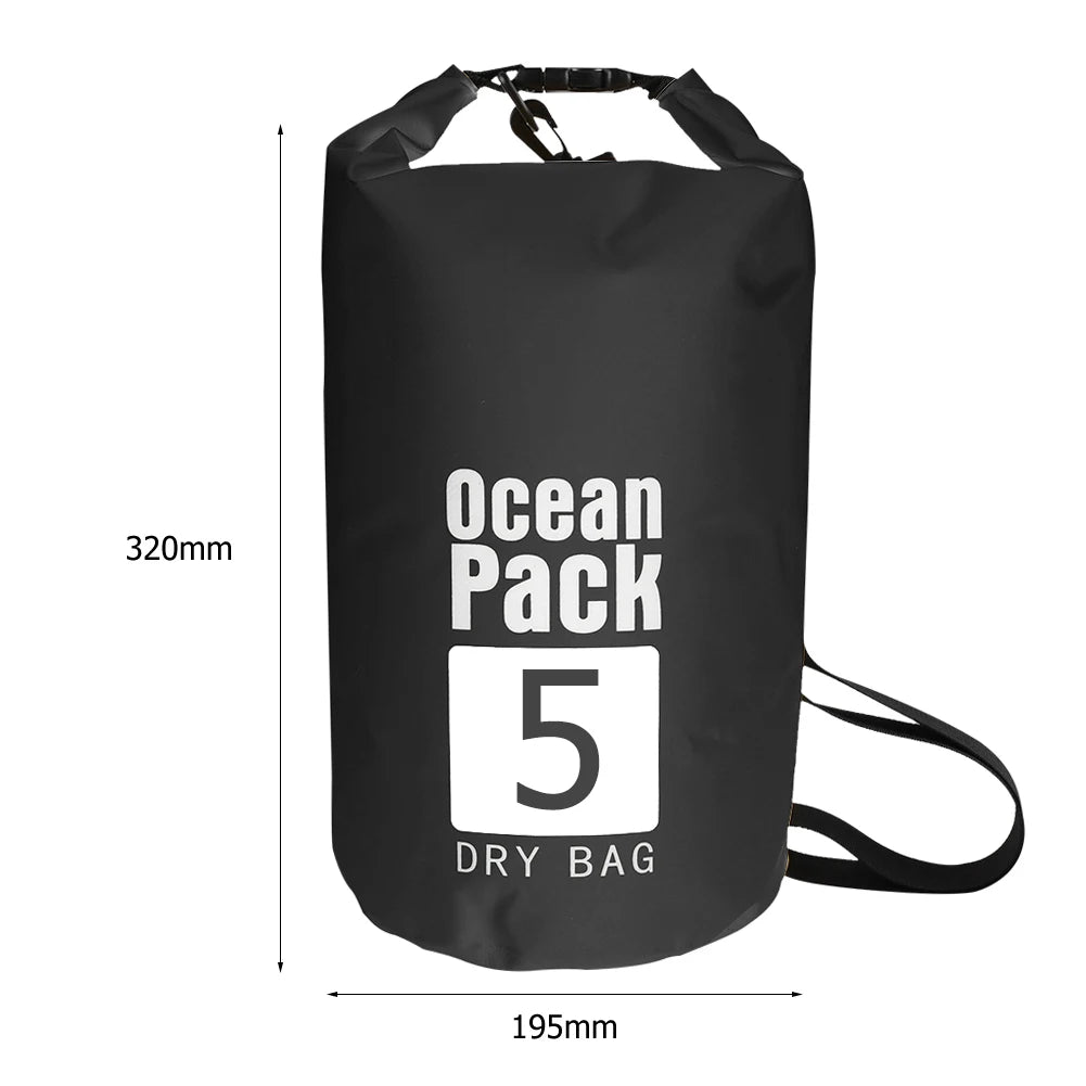20L Inflatable Open Swimming Buoy Tow Float Dry Bag With Waist Belt For Boating Rafting Swimming Bucket Water Sport Safety Bag