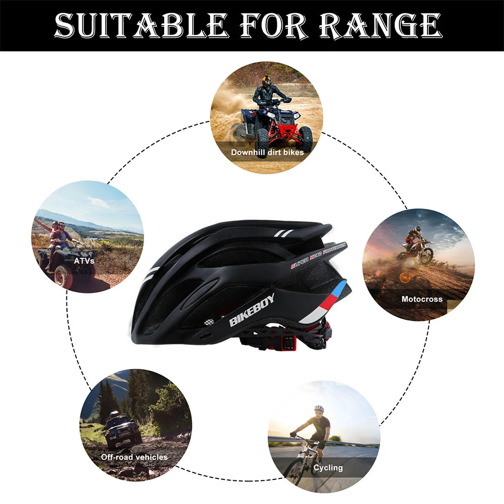 Cycling Helmet MTB Bicycle Safety Cap for Men Women Mountain Bike Sport Helmets Head Protection Gear Cycling Accessories