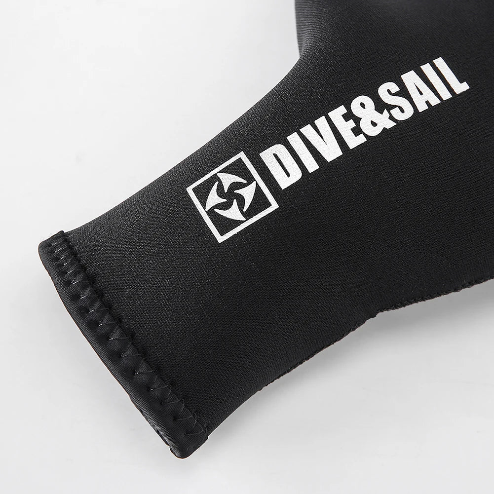 3mm Scuba Diving Gloves Anti Slip Five Finger Dive Gloves UV Protection Neoprene Gloves for Swimming Snorkeling