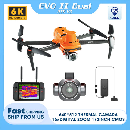 Autel RTK V3 Drone Professional 6K HD Camara 1"CMOS Sensor Centimeter-Level Positioning Foldable Drone for Mapping Photography