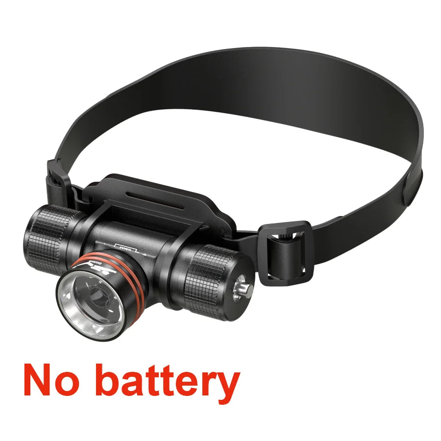 Professional IPX8 Waterproof Headlight LED Powerful Scuba Diving Headlamp 500000LM White Laser Underwater 120M  Dive Head Torch