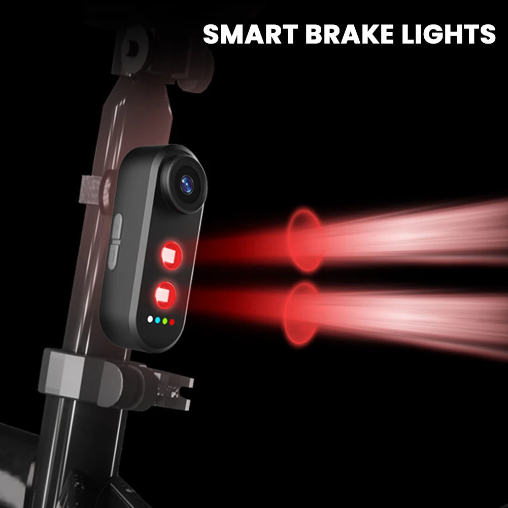 Camera Taillight -150 Angle Camera Radar Cycling Tail Light Bicycle Intelligent Radar Tail Light for Mountain Road Bike E-Bikes