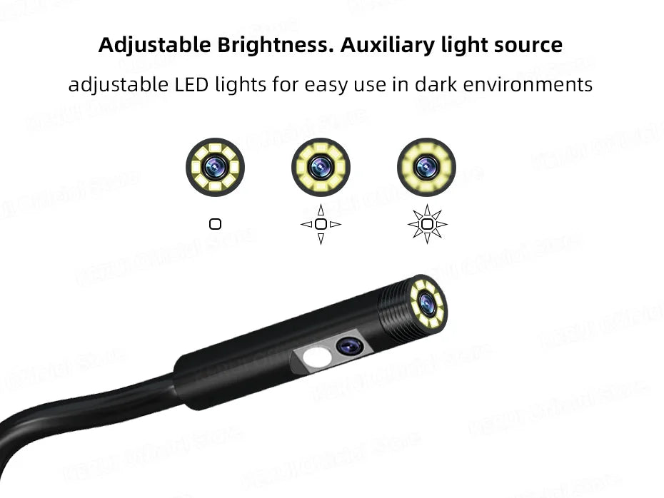 KERUI 1M/5M/10M/20M/30M Industrial Endoscope Camera 4.3 "Single Dual Lens HD 1080P Car Inspection Borescope IP67 Sewer Camera
