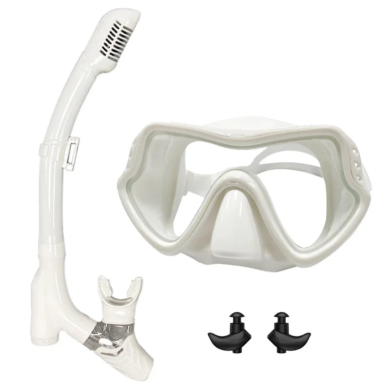 Diving mask Professional Snorkel Diving Mask and Snorkels Goggles Glasses Diving Swimming Easy Breath Tube Set Snorkel Mask