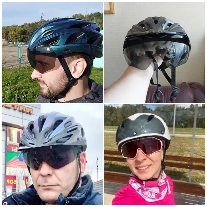 ROCKBROS Bike Helmet EPS Integrally-molded Breathable Lightweight Cycling Safety Helmet Men Women MTB Road Bicycle Helmet