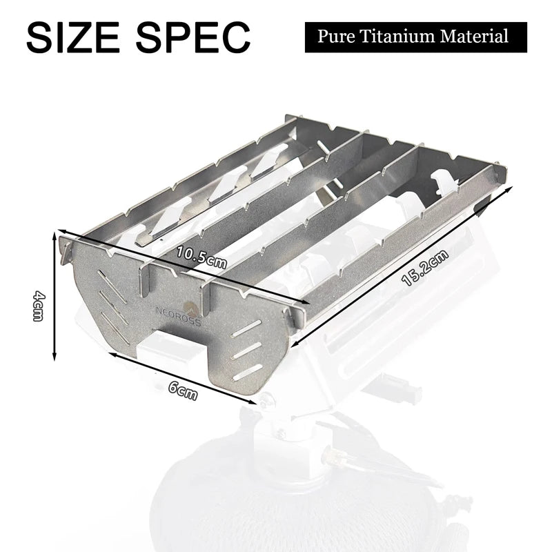 For Snow Peak GS150 Camping Stove Accessories Pure Titanium Windproof Bracket Outdoor Travel Picnic Portable Gas Stove Stand