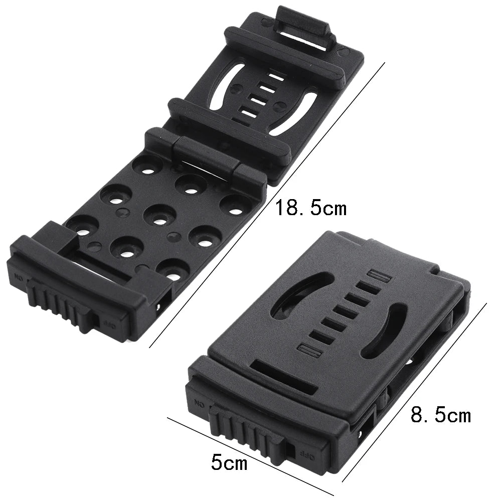 2-5pc K-Sheath Belt Clip Belt Scabbard Attach Knife Flashlight Hunting Camp Hiking EDC Outdoor Tool Multi-functional Waist Clips