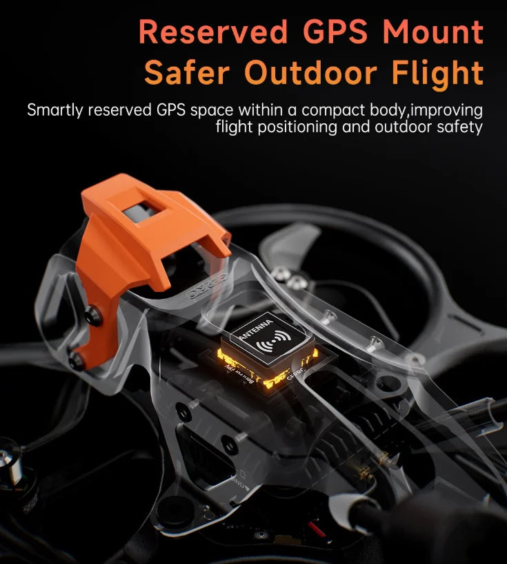 GEPRC NEW DarkStar22 O4 Pro HD Quadcopter/DarkStar22 WTFPV DIY Version PNP, ELRS 2.4G Receiver TAKER F405 20A ELRS2.4 2-4S AIO