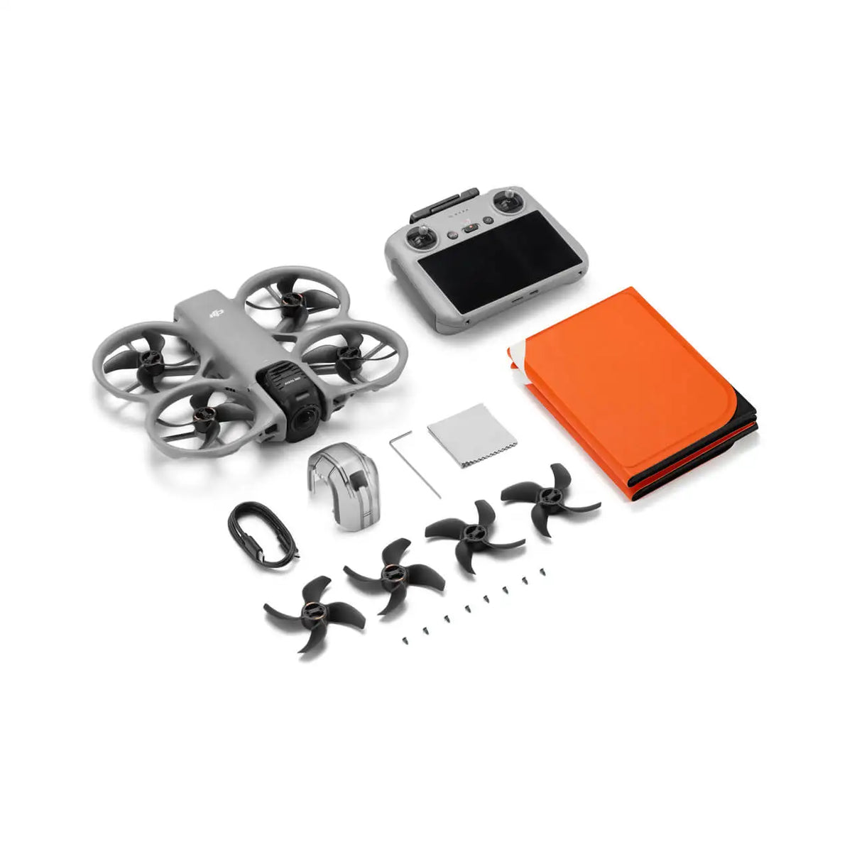 DJI Avata 360 (DJI RC 2) Drones With 1-Inch 8K 360° Imaging 360° Camera Drone With Propeller Guard Includes RC 2 With a Built-In Screen
