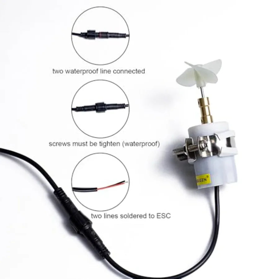 DIY Underwater ROV Robot 15M Wires Long for Viewing Underwater Environment in Blue with Durable Waterproof Material and Real-Ti