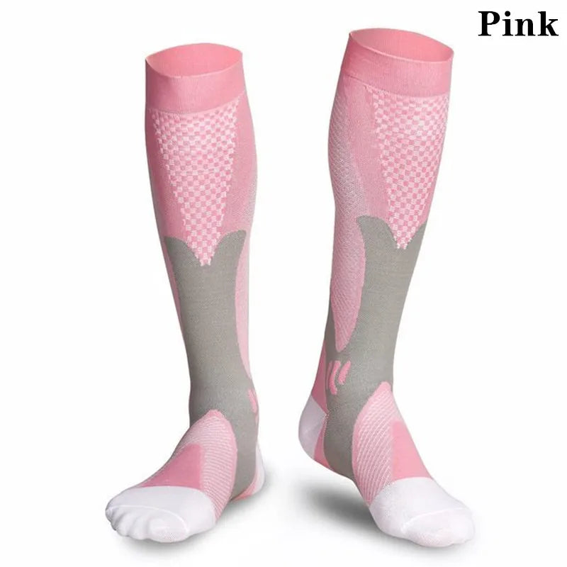 Running Men Women Compression Socks For Football Anti Fatigue Pain Relief 20-30 Mmhg Black Compression Socks Fit Sport Socks2026