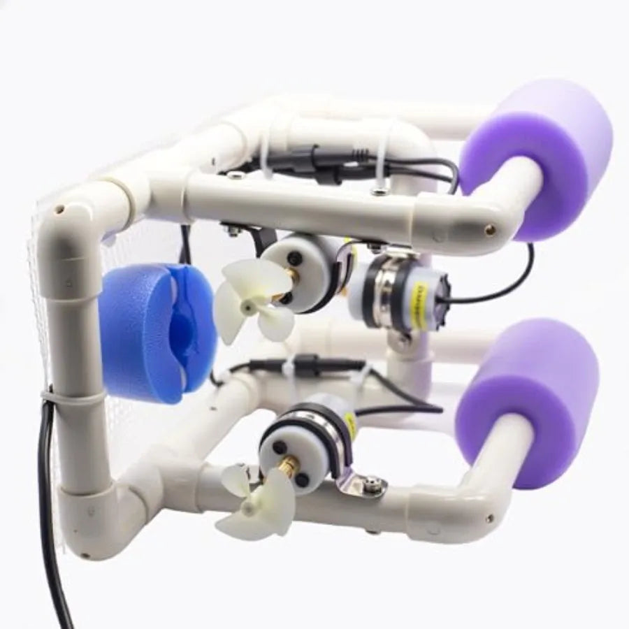 DIY Underwater ROV Robot 15M Wires Long for Viewing Underwater Environment in Blue with Durable Waterproof Material and Real-Ti