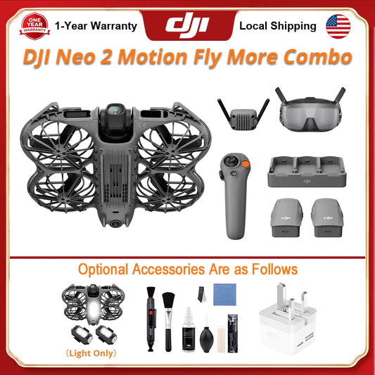 DJI Neo 2 Motion Fly More Combo Drones Mini Professional 4k DJI Drone With Optional Accessories Human Drone Flying Machine