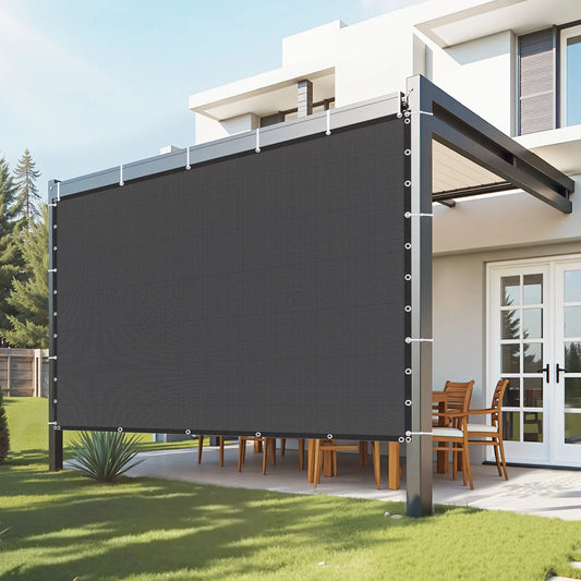 VEVOR 90% Sun Shade Cloth 10x10/12/20ft Pergola Shade Cover 140 GSM HDPE Canopy Privacy Screen for Outdoor Patio Garden Backyard