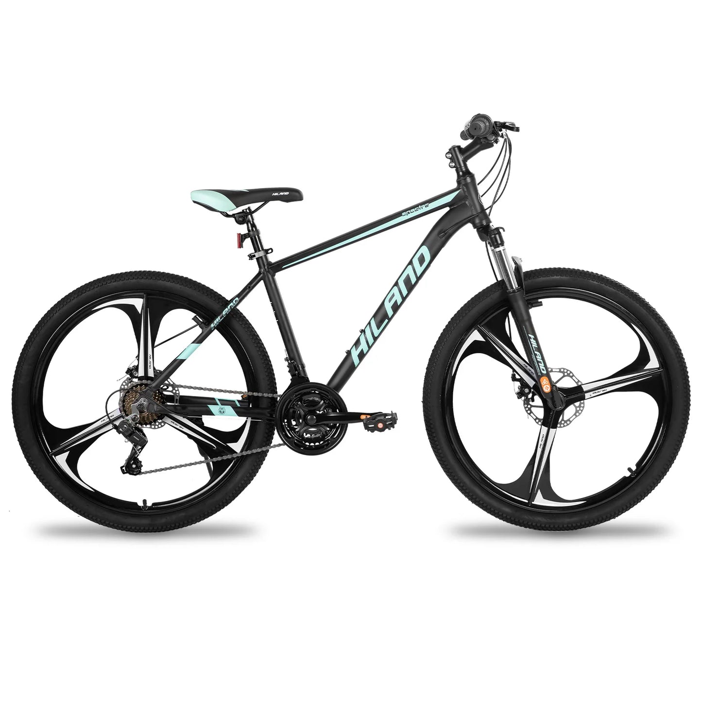 Hiland Mountain Bike,Shimano 21 Speeds Drivetrain,Aluminum Frame 26 Inch Wheels, with Disc-Brake for Men Women Men's MTB Bicycle