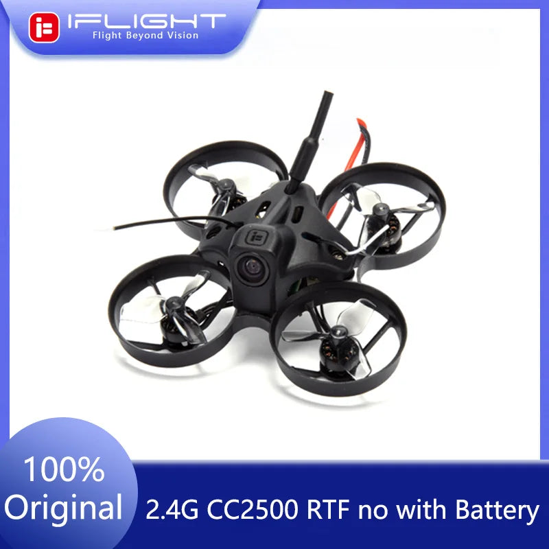 iFlight Alpha A65 Analog 1S TinyWhoop Drone BNF with BLITZ F411 1S 5A Whoop AIO Board/ XING 0803 17000KV FPV Micro Motor for FPV