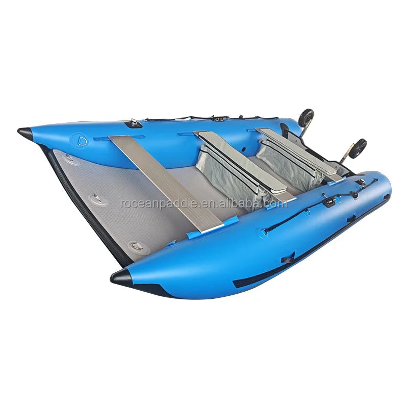 Lightweight PVC Foldable Catamaran Inflatable Sail Catamaran Sailing Boat Inflatable Catamaran Boats For Sale