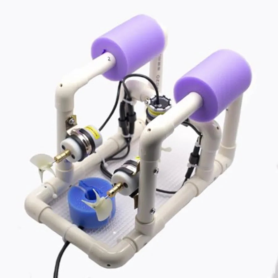 DIY Underwater ROV Robot 15M Wires Long for Viewing Underwater Environment in Blue with Durable Waterproof Material and Real-Ti