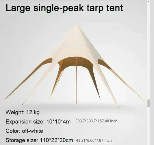 Hump Tent Octopus Shape,Waterproof Sunscreen,Cloud Top Canopy Large Space Multiple Sizes Thick Oxford,for Camping Wedding Party