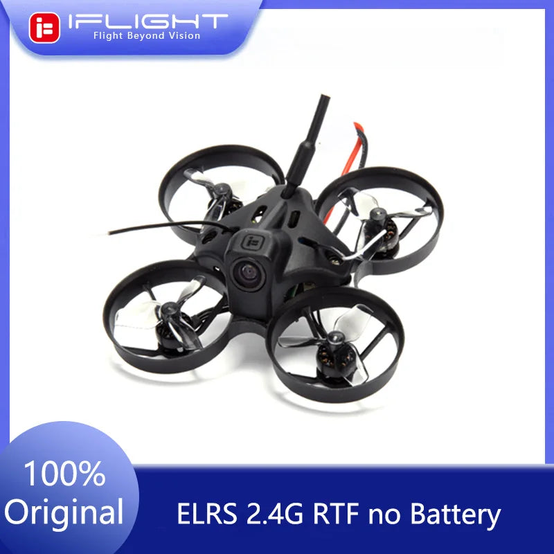 iFlight Alpha A65 Analog 1S TinyWhoop Drone BNF with BLITZ F411 1S 5A Whoop AIO Board/ XING 0803 17000KV FPV Micro Motor for FPV