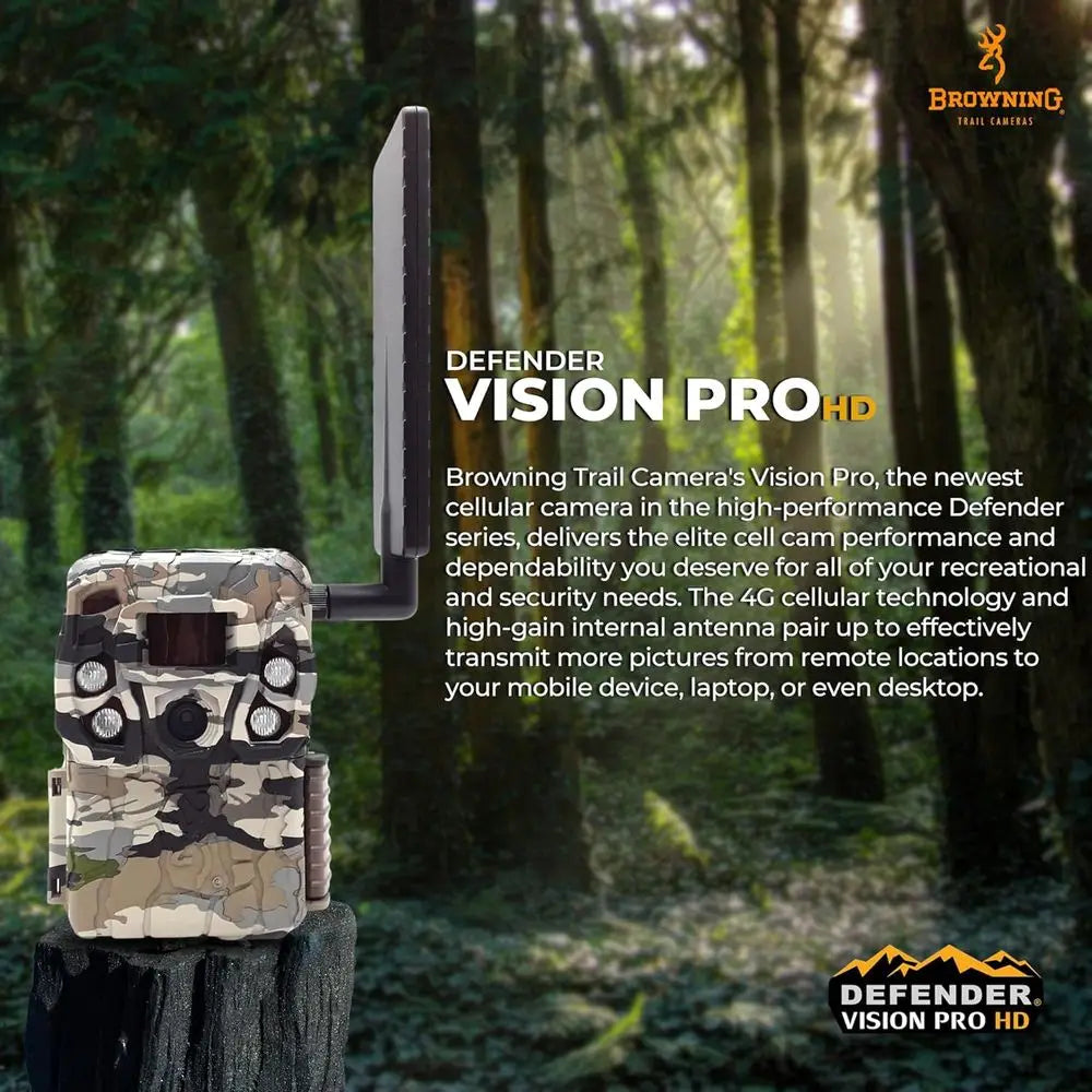 24MP HD Trail Camera with 110ft Night Vision, Dual SIM, Smartphone Compatible for Hunting