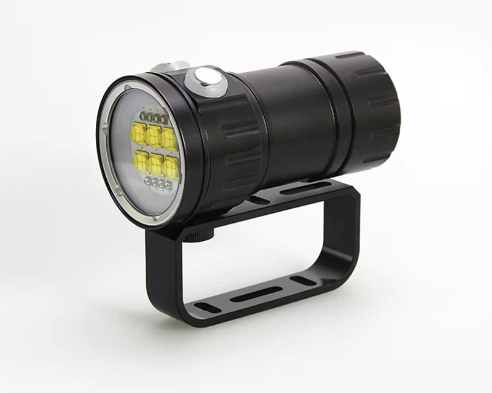 Professional Underwater Photography Light 27 LED Highlight Lamp 20000Lumens Diving Flashlight 100M Waterproof Video Camera torch