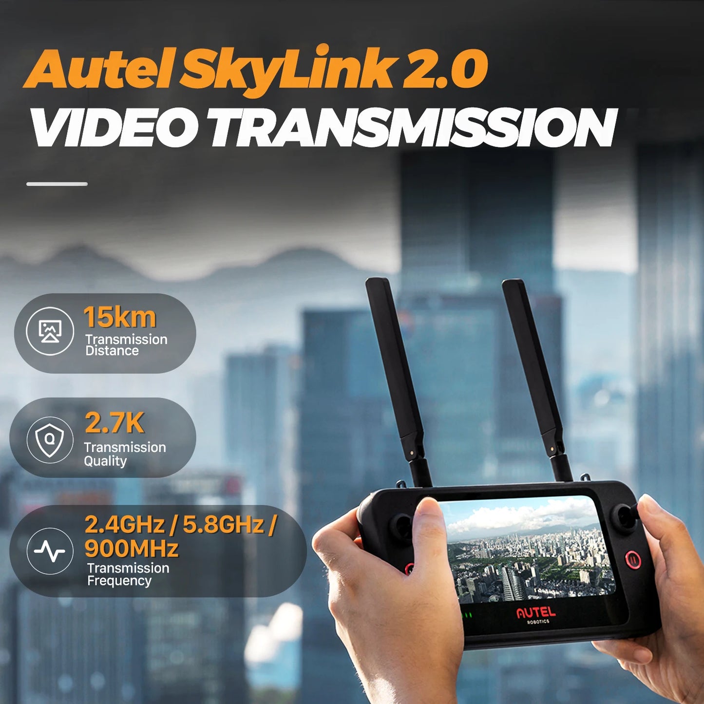 Autel Robotics EVO 2 PRO V3 Drone 1"CMOS 12-Bit 6K HDR Video Moonlight Algorithm 2.0 40 Minutes 15KM Transmission AI Recognition