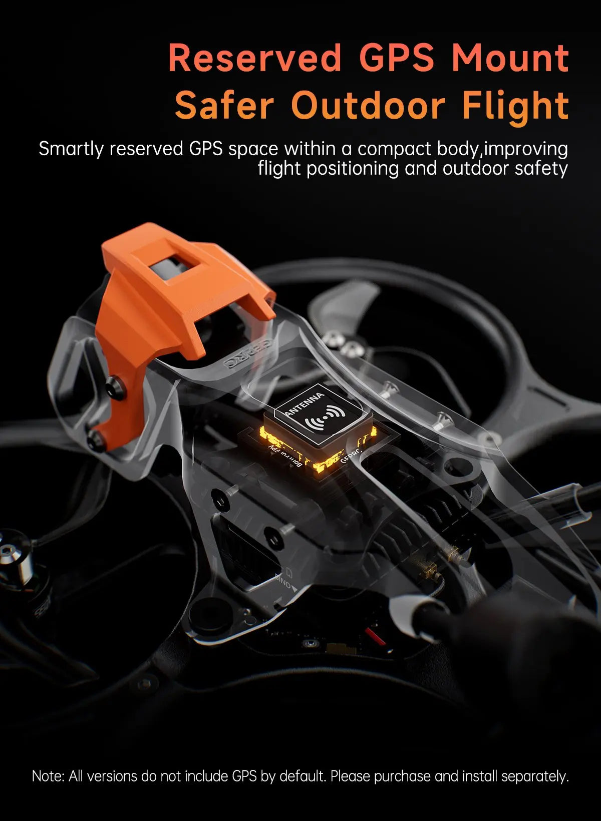 GEPRC NEW DarkStar22 O4 Pro HD Quadcopter/DarkStar22 WTFPV DIY Version PNP, ELRS 2.4G Receiver TAKER F405 20A ELRS2.4 2-4S AIO