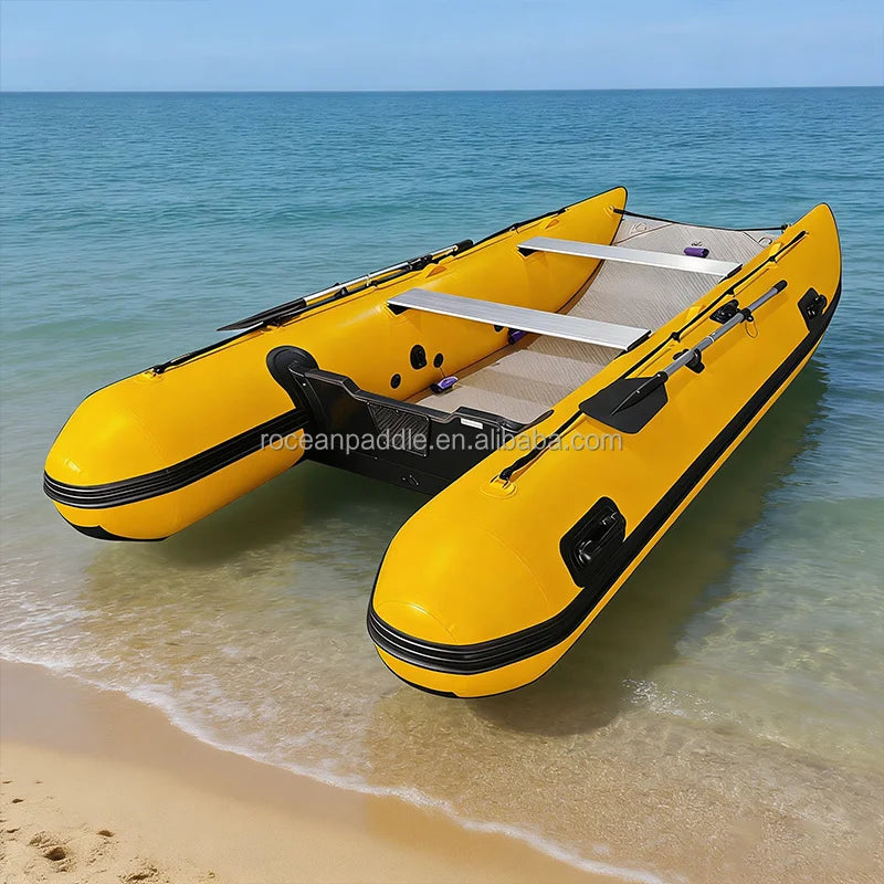 Lightweight PVC Foldable Catamaran Inflatable Sail Catamaran Sailing Boat Inflatable Catamaran Boats For Sale