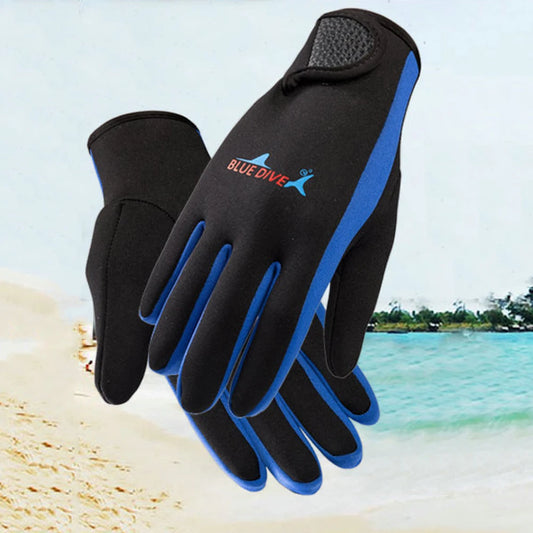 1.5mm Neoprene Diving Gloves Anti Slip Cold-proof Wetsuit Gloves for Women Men