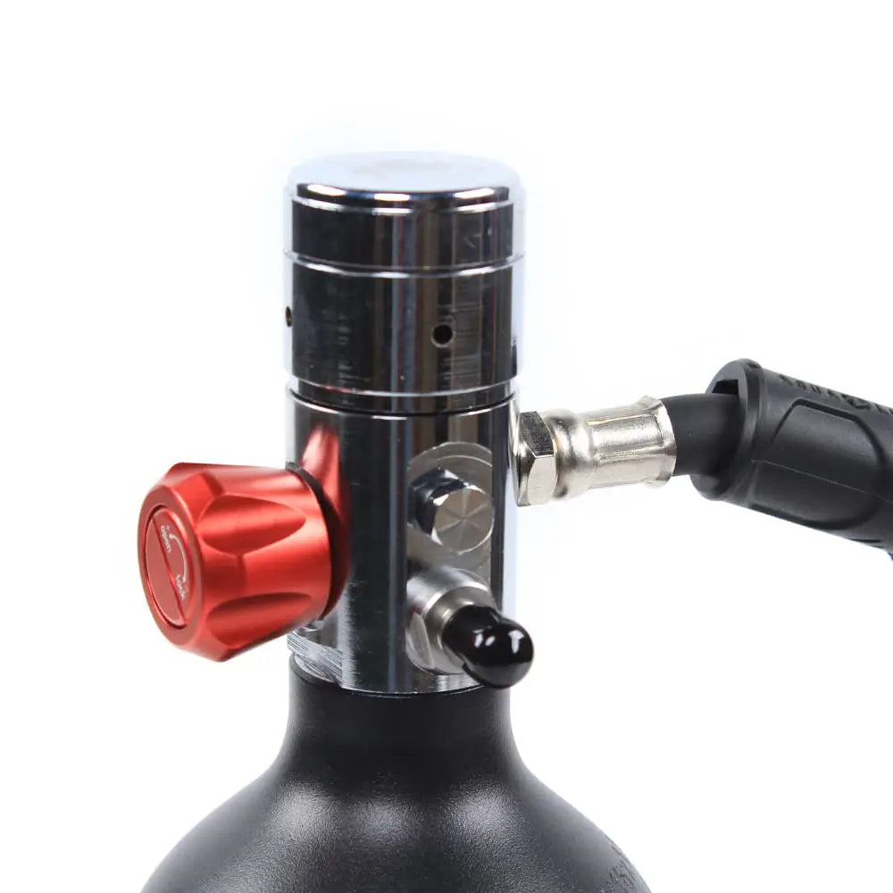3.0 Cu ft Gas 300Psi Mini Scuba Tank with Backpack Strap, High Pressure Diving Equipment