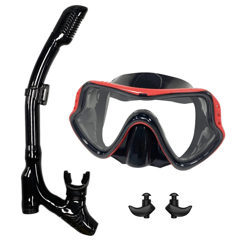 Diving mask Professional Snorkel Diving Mask and Snorkels Goggles Glasses Diving Swimming Easy Breath Tube Set Snorkel Mask