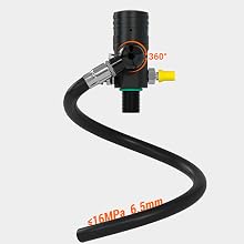 TUDIVING-2L Portable Scuba Tank Support 30-45 Minutes Breath,Refillable Diving Tank for Underwater Works